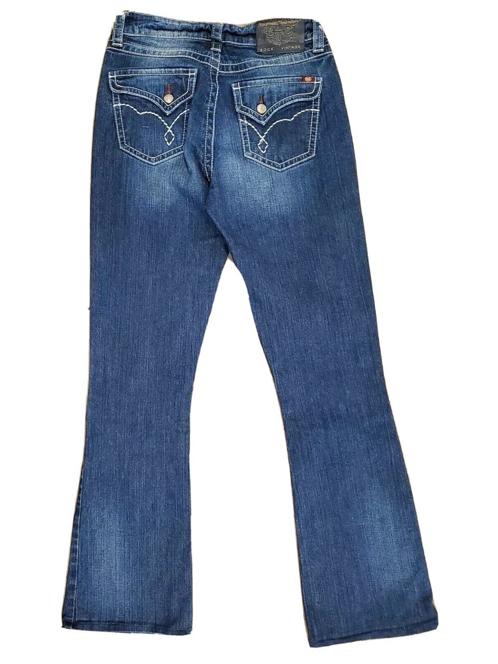 Womens *BOOTHEEL TRADING CO* Sheryl Crow Fontana Blue Jeans Denim Size 27X31